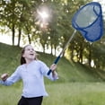 thumbnail image 2 of BESTSKY Kid Telescopic Butterfly Fishing Net Bucket Catching Bug Insect Toy (Blue), 2 of 4