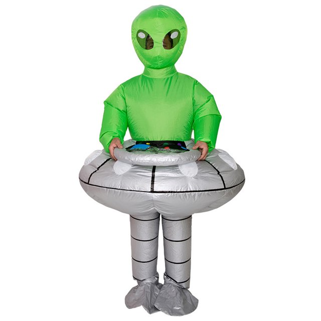 AIHOME Halloween Funny Inflatable Suit Flying Saucer Alien Inflatable Suit Cos Party
