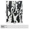 thumbnail image 4 of Nawypu Cow Print Throw , Super Soft Flannel Cozy Fuzzy Cow Blankets for Adults, Lightweight for Couch Sofa Bed Office, Throw Size Warm Plush Blankets for All Season, 4 of 6