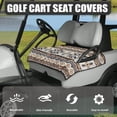 thumbnail image 3 of Whosucclay Geometric Pattern Golf Cart Seat Cover, Elastic Wear-Resistant Towel for 2 Person Golf Cart Seat Breathable Golf Cart Seat Protector, 52.36"x 32.28", 3 of 7