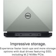 thumbnail image 3 of Dell G 15.6 Inch Gaming Laptop - FHD 120Hz Display, Intel Core i , 16GB DDR5 RAM, 512GB SSD, NVIDIA RTX 3060 6GB GDDR6, Wi-Fi 6, Windows 11 - Spector Green, 3 of 5