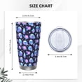 thumbnail image 4 of Balery star Skull flower crystal Pattern 20oz Insulated Car Cup with Dual Drink Lids, Stainless Steel Travel Mug with Straw & Direct Drink Mouth, Eco-Friendly and Leak-Proof-Straw Two-piece Set, 4 of 8