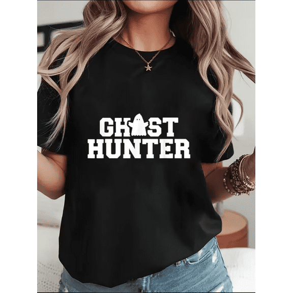Funny Ghost Hunter Halloween Paranormal Hunter Unisex T-Shirt, up to Size 5XL