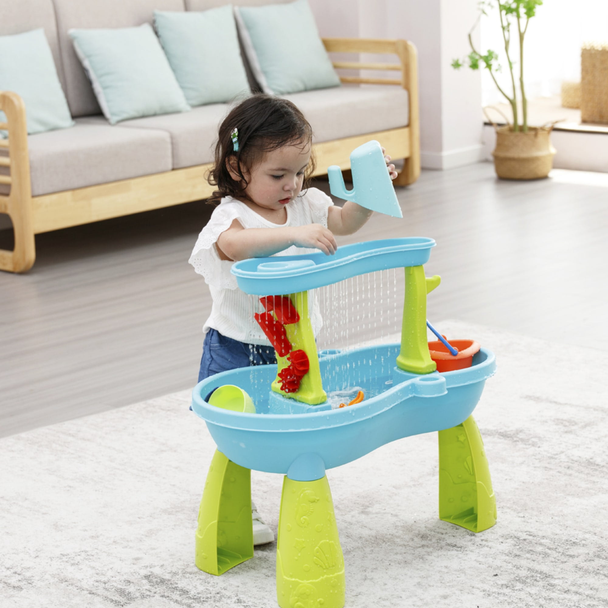 Trimate Toddler Sensory Sand and Water 2 Tier Table | Indoor & Outdoor Play Kids
