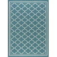 thumbnail image 4 of 5x8 Water Resistant, Indoor Outdoor Rugs for Patios, Front Door Entry, Entryway, Deck, Porch, Balcony | Outside Area Rug for Patio | Aqua, Moroccan Tile | Size: 5'3'' x 7'3'', 4 of 8