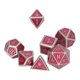 thumbnail image 1 of 7 Uds dados poliédricos patrón exquisito grabado gran número claro accesorios de juego juego de dados de Metal para juego de rol, 1 of 9
