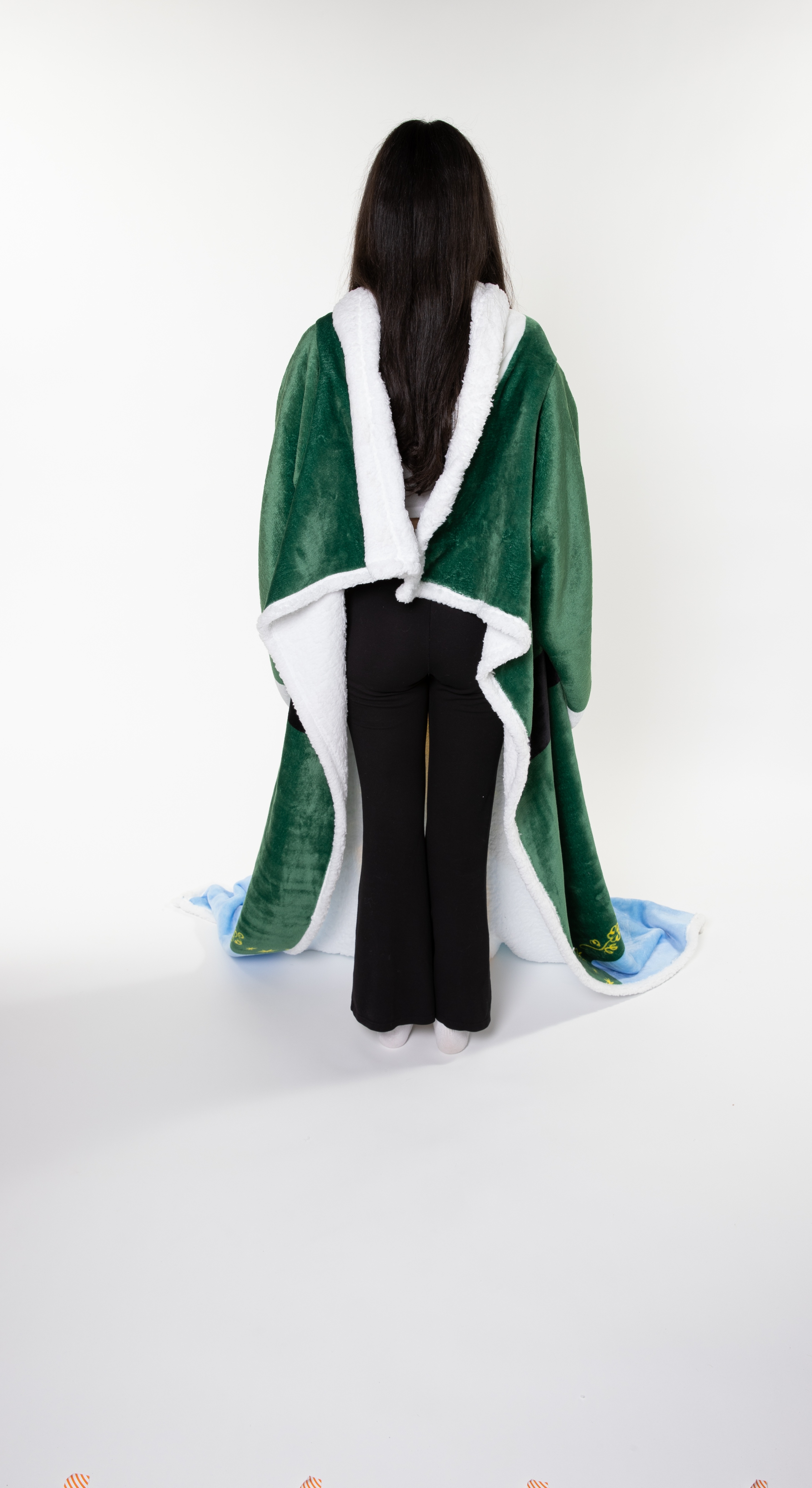 Sherpa Snuggie The Original Wearable Blanket with Sleeves, Sherpa Throw Fleece, Elf