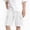 White, variant on LJEFF Boys Paperbag Waist Denim Shorts, High Waist Buttons Pocketed Cuffed Hem Shorts for Kids Blue Size 6 T