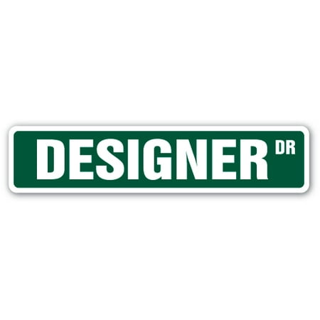 DESIGNER Street Sign interior fashion design clothes furniture | Indoor/Outdoor |  24