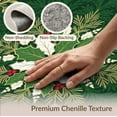 thumbnail image 6 of ODIKA 9'x12' Washable Area Rug Rings Leaves Festive Snake Scroll Border Circle Classroom Round Flowing Dynamic for Master Suite, California King, Under Bed, Non-Shedding, Easy Care, 6 of 7
