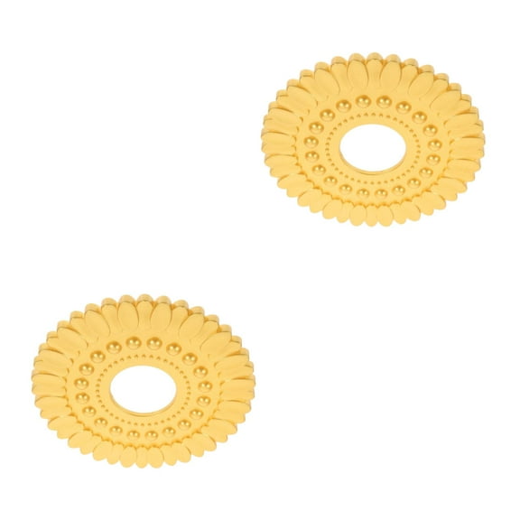 2pcs Ceiling Plate Ceiling Medallion For Indoor Ceiling Decor Small Ceiling Medallion Ceiling Medallion Light Ceiling Medallion Home Ceiling Medallion