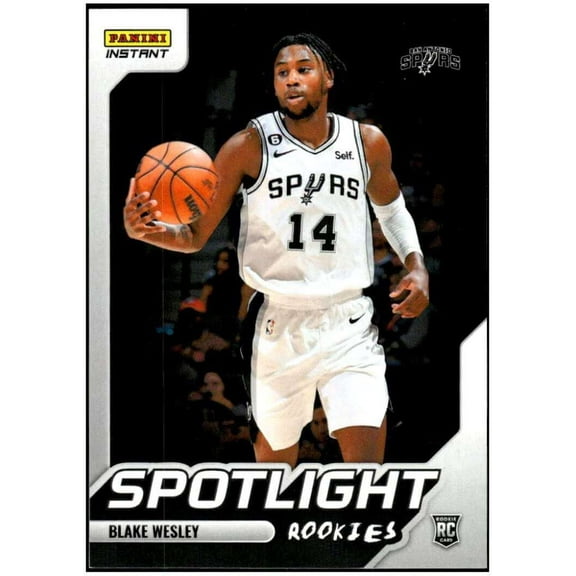NBA 2022-23 Instant Spotlight Basketball   Blake Wesley Trading Card #25 (Rookie) (Panini)