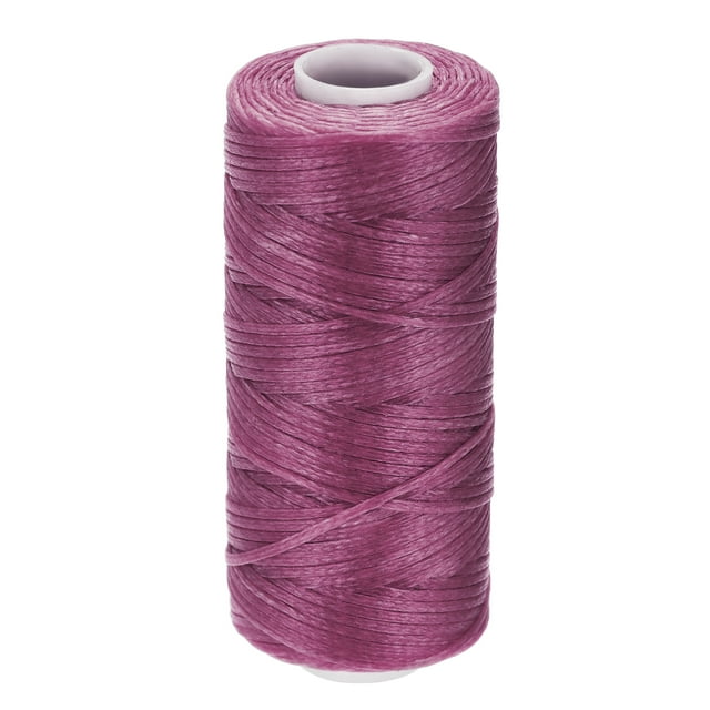 Unique Bargains Fil à Coudre en Cuir Ciré en Polyester Violet, 55 Yards