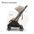 thumbnail image 3 of Cochecito de viaje UPPAbaby Minu V3 Lightweight Ada Sandstone, 3 of 7