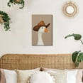 thumbnail image 4 of Vintage Silly Cowboy Canvas Wall Art Prints Brown Western Nursery Wall Decor Funny Duck Animal Posters Artwork for Living Room Bedroom Farmhouse 16x24inch Unframed, 4 of 16