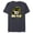 Navy Heather, variant on Ice Age Scrat Logo 20 Years Anniversary - Short Sleeve Blended T-Shirt for Adults - Customized-Black