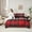 Black Red White, variant on jejeloiu Red Black Stripes 7-Piece Twin Bedding Sets,Modern Abstract Geometric Bedding Comforter Set,Minimlasim Plaid Grid Sheet Sets For Boys Kids,Luxury Bedroom Decor Reversible