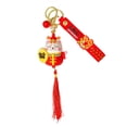 thumbnail image 4 of Llavero de gato de la suerte con diseño de dragón chino, decoración de Año Nuevo, accesorios Fengshui de PVC. Estilo A, 4 of 9