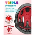 thumbnail image 6 of VICTGOAL Kids Bike Helmet Lightweight 3D Safety Helmet for Boys & Girls, Fits 50–54cm, for Cycling, Scooter, Skating, 6 of 7
