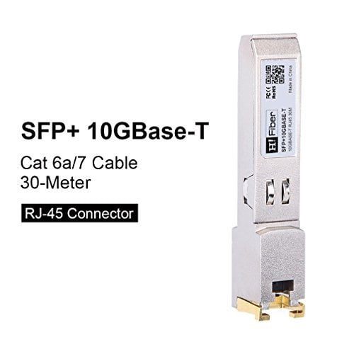 sfp+10gbase-t transceiver copper rj45 module compatible cisco sfp-10g-t-s, reach 30m, for data center, switch, router