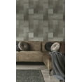 thumbnail image 2 of Grey & Taupe Beaded Geometric Stipes Wallpaper R8439, 2 of 5
