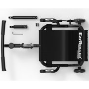 EzyRoller: Classic - Black Magic - Ride-On Scooter, Cambering Motion, Pedal Free Cart, Hand Brakes, Extendable Frame, 154lb Capacity, Kids-Teens 4+