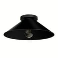thumbnail image 2 of Hunter - Skyflow 1-light Matte Black,  , Dimmable, Modern Style, Cone Shaped, for Bedrooms, Bathrooms - 46022, 2 of 7