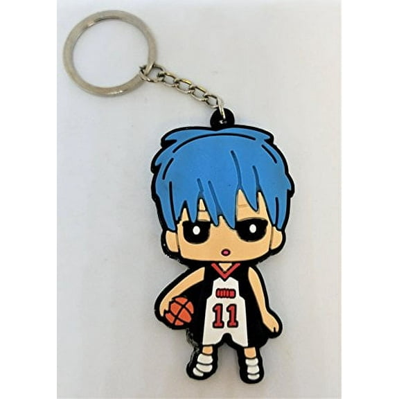 KuRoKo Basktetball Rubber Keychain 3" (Tetsuya)