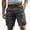 03-Dark Gray, variant on Vibrex Men's Cargo Shorts for Summer: Heavy-Duty Multi-Pocket Workwear & Casual Shorts - Durable Cotton, Breathable Relaxed Fit for BBQs, Hiking, & Yard Work