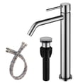 thumbnail image 1 of Grifo para lavabo JXMMP, níquel cepillado, acero inoxidable, 1 of 7