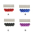 thumbnail image 3 of Speravity 18 unids/set tornillos espaciadores motor interior coche rojo, 3 of 6