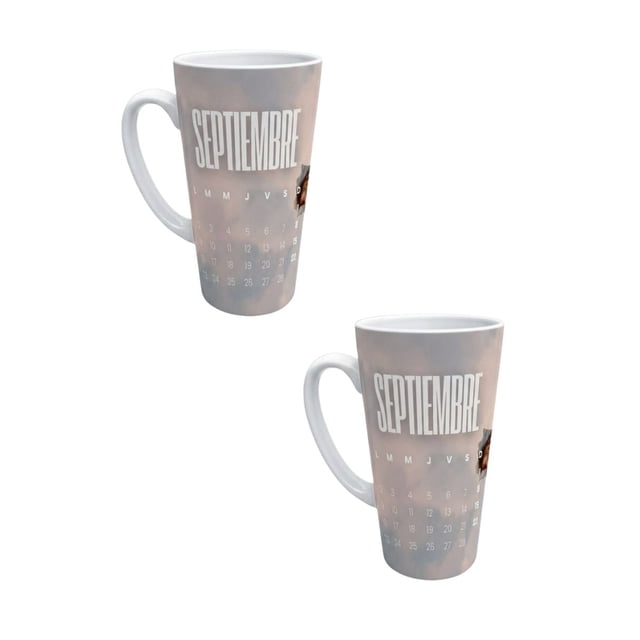 Duo de tazas cerámica 502 ml Septiembre 2026 TINK