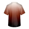 thumbnail image 4 of Domuza Scrubs for Men Top Tie-Dye Gradient Short Sleeve V Neck Work Uniform Plus Size Soft Comfy Medical Scrub Tops with 3 Pockets Multicolor 4XL, 4 of 4
