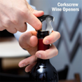 thumbnail image 2 of 16 Pieces Wine Keys Opener Black Travel Corkscrew Wine Opener Waiter Corkscrew Wine Opener Beer Bottle Opener, 2 of 6