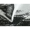 thumbnail image 4 of Ambesonne Animal Quilted Bedspread Set 3 Pcs, Panda Bear Sketch, Queen Size, White Black, 4 of 5