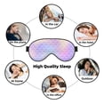 thumbnail image 4 of Rocae Fish Scale1 for Mask for Women Men, Luxury Eye Cover Eye Shade with Adjustable Strap for Travel, Nap, Meditation, 4 of 7