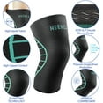 thumbnail image 3 of 2-Pack Knee Brace, NEENCA Knee Compression Sleeve Support for Knee Pain, Running, Work Out, Gym, Hiking, Arthritis, ACL, PCL, Joint Pain Relief, Meniscus Tear, Injury Recovery, Sports, 3 of 6
