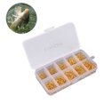 thumbnail image 4 of Lixada Lixada 600pcs High Carbon Steel Barbed Fishing Hooks, 10 Sizes (#3-#12), Golden Finish, Compact Storage Box Included, 4 of 7