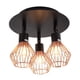thumbnail image 1 of Lámparas de techo LED G9 de 15 W y 3 cabezales, blancas, para interior y exterior, para cocina, buffet y cafetería. Blanco, 1 of 9