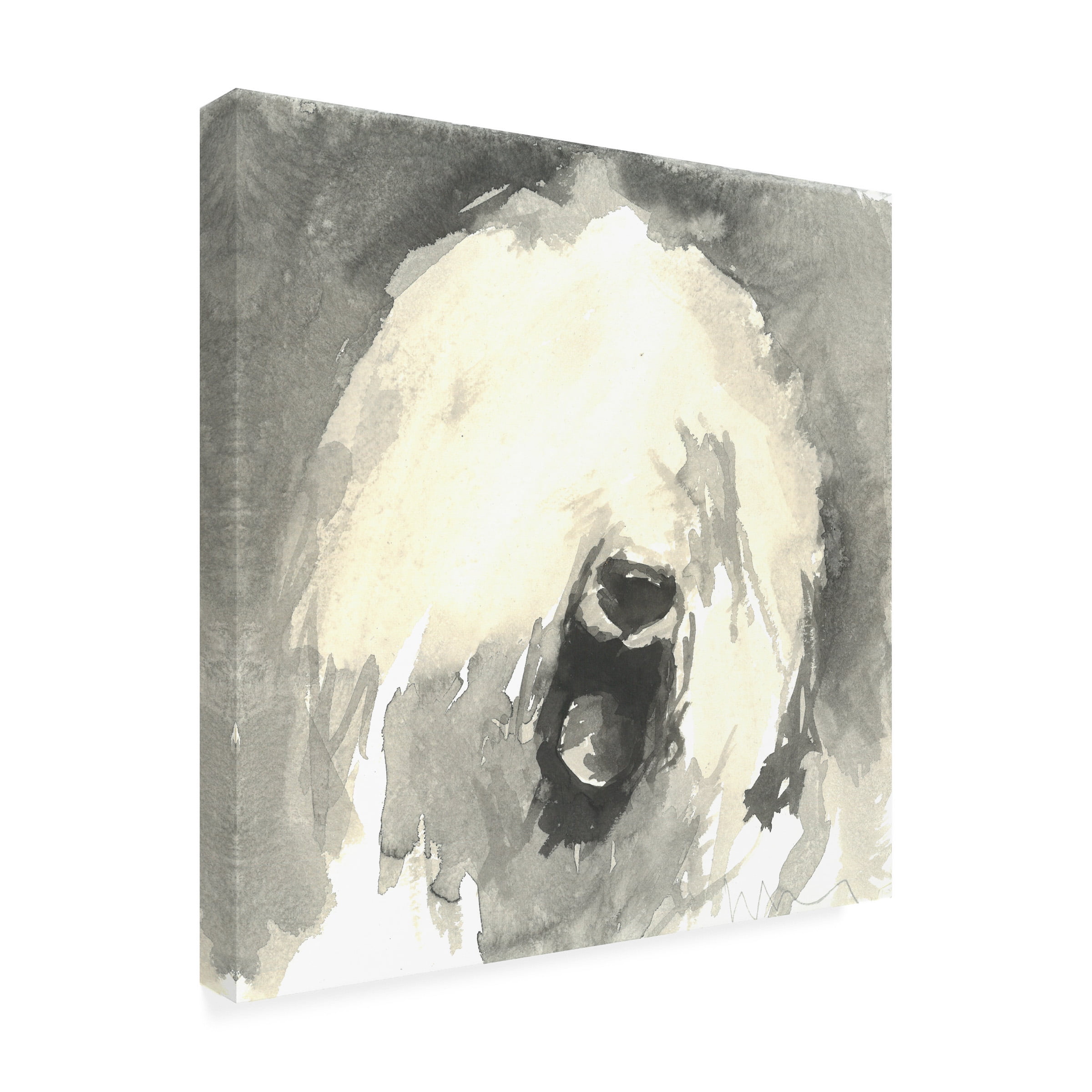 A Very Modern Dog 'Sepia Modern Dog IX' Canvas Art