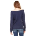 thumbnail image 3 of Women's Long Sleeve Boatneck Fleece Sweatshirt, 3 of 3