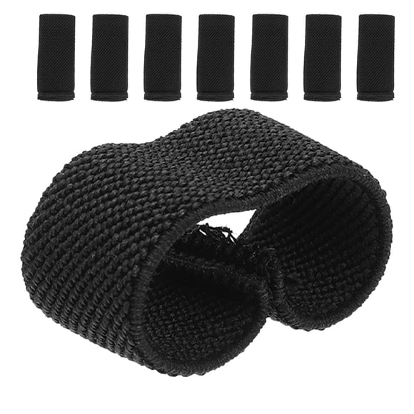 VERDANVERSE 8Pcs Backpack Strap Keeper With Sleek Design Nylon Black For Men Everyday Use