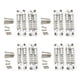 thumbnail image 1 of Amortiguador para piezas de coche Wpl C14 Rc YONGSHENG paquete de 16 plateado, 1 of 5