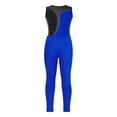 thumbnail image 3 of TiaoBug Kids Girls Rhinestones Sleeveless Gymnastics Dance Leotard Bodysuit And Leggings Pants Athletic Dancewear Royal Blue 12, 3 of 7