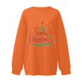thumbnail image 4 of Futezty Merry Christmas Sweatshirt For Women Plaid Tree Cute Blouse Xmas Farm Holiday Pullover Tops, 4 of 4