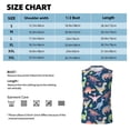 thumbnail image 6 of Daiia Dinosaur Printed Men's Tank Tops,Casual Soft Sleeveless Gym Muscle Shirts Bodybuilding Tee-Large, 6 of 8