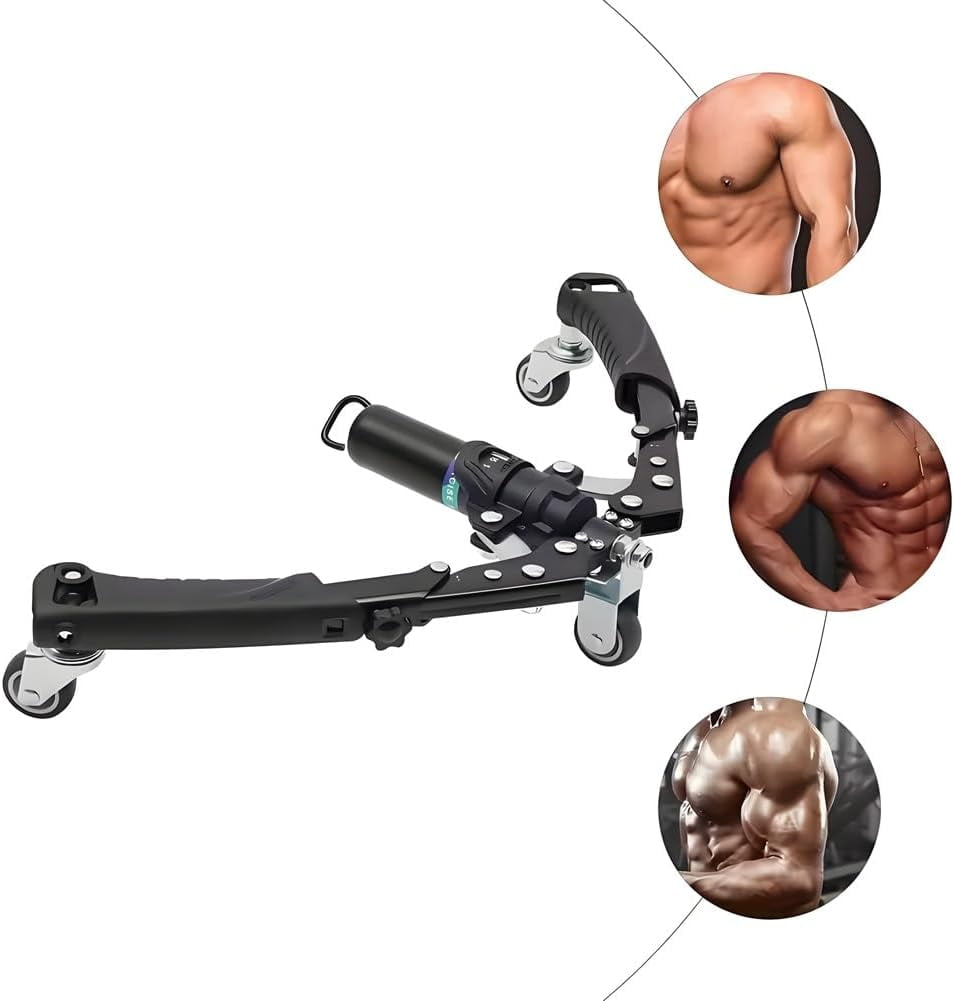 Mymus CoreFlex Twister Pro,Hydraulic Power Chest Press Machine,All-in-One Adjustable Hydraulic Arm Exerciser Twister Bar, ABS and Upper Body Fitness Equipment for Home Gym Workout