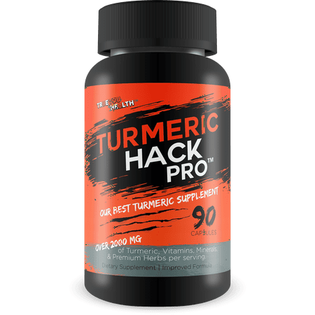 Turmeric Hack Pro - Our Best Super High Absorption Turmeric Curcumin With Black Pepper, Cinnamon, Ginger, Berberine & More! Extra Strength Turmeric & Cinnamon Hack Turmeric Trick Turmeric Supplement