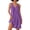 Bright Purple, variant on Ekouaer Sleeveless Nightgown for Women Racerback Sleep Shirt Soft Nightshirt Summer Nightwear