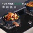 thumbnail image 4 of Juego de utensilios de cocina Kitchen Academy, antiadherentes, 12 piezas, granito azul, 4 of 7